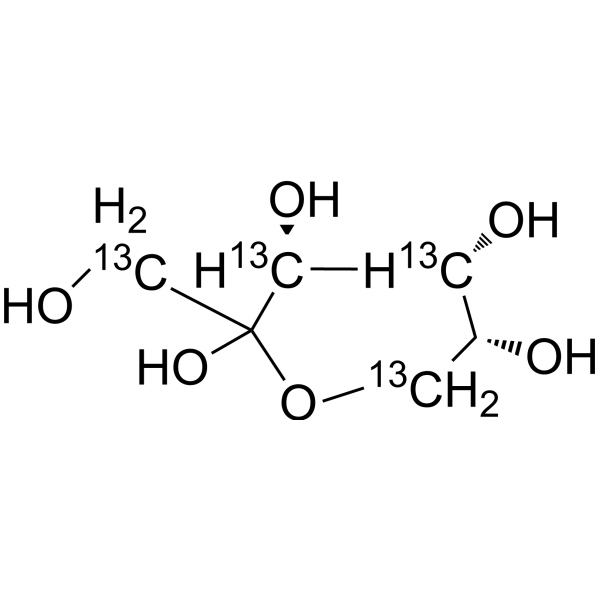 D-Fructose-13C4 (D(-)-Fructose-13C4)